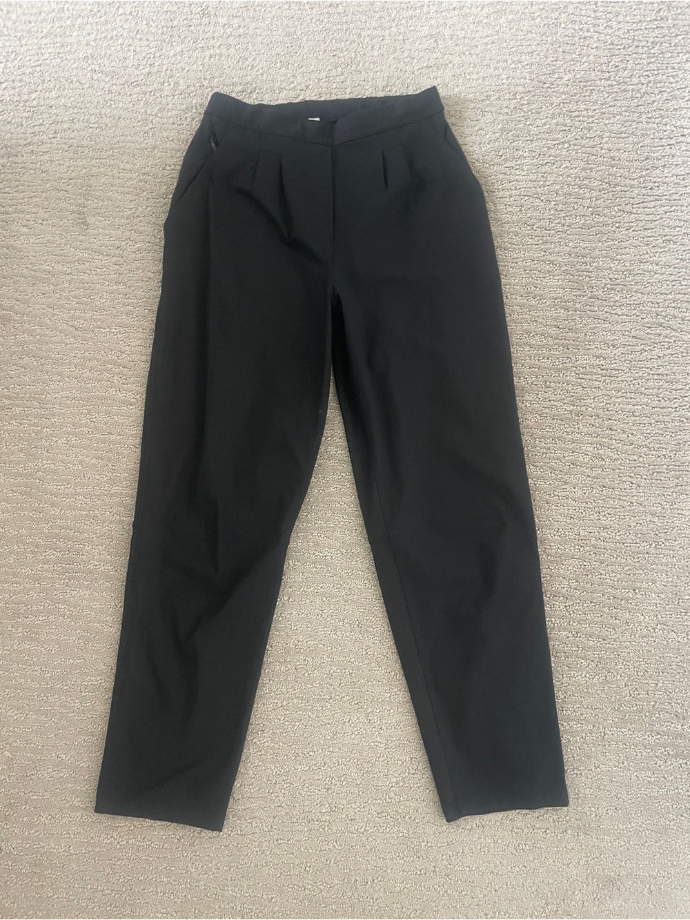 lululemon athletica Black Cropped Tailored Women's Pants
